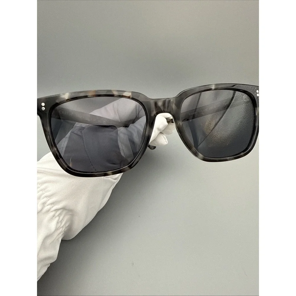Carfia Authentic CA5354 Polarized Sunglasses Black Tortoise Frame Black Lenses